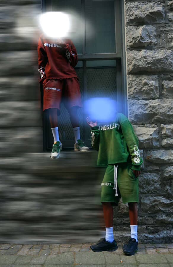 NØTH1NG LEFT Flame Hoodie – DROP 001