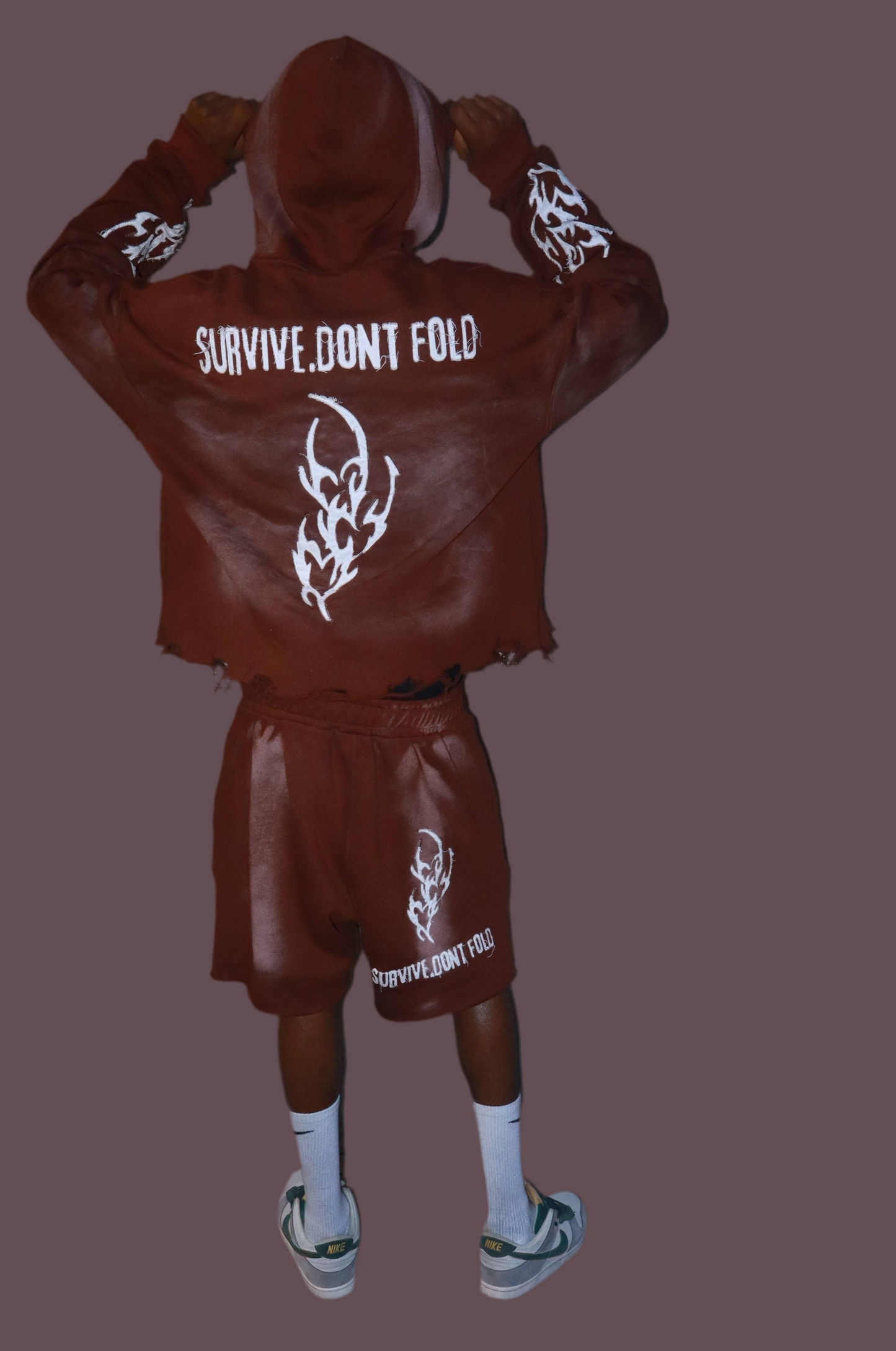 NØTH1NG LEFT Flame Shorts – DROP 001